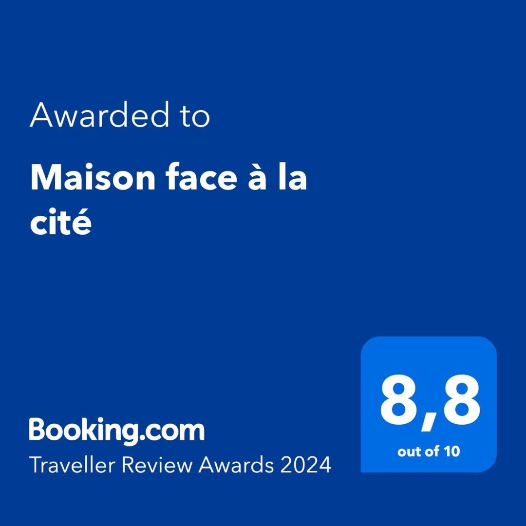 Maison Face A La Cite Carcassonne Buitenkant foto